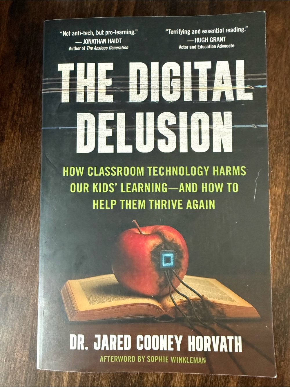 The Digital Delusion Paperback Book - Black & Red Cover